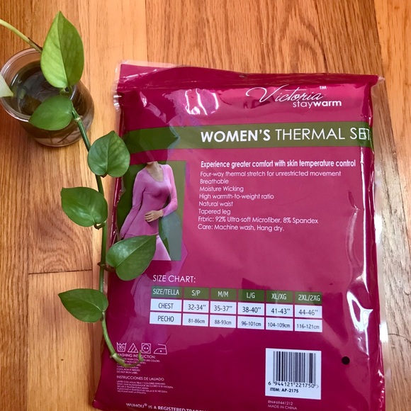 NWT Victoria’s Intimates & Sleepwear Thermal Set - Picture 2 of 3